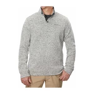EDDIE BAUER Heavyweight Radiator Fleece Quarter Snap Pullover Size Medium
